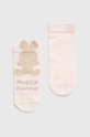 United Colors of Benetton skarpetki niemowlęce 2-pack wzorzyste różowy 6AO3F2111.W.CONTINUATIV