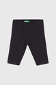 Detské legíny United Colors of Benetton melanž čierna 3MT1GF01M.P.Continuativ
