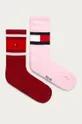 červená Detské ponožky Tommy Hilfiger (2-pak) Detský