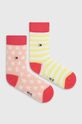 pastelově růžová Dětské ponožky Tommy Hilfiger Dětský