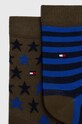 Tommy Hilfiger skarpetki dziecięce 2-pack 100000816 zielony AA00