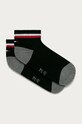 Tommy Hilfiger - Dětské kotníkové ponožky (2-pack) krátké ponožky černá 100001501