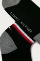 Tommy Hilfiger - Dětské kotníkové ponožky (2-pack) 100001501 černá AA00