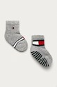 Tommy Hilfiger - Dječje čarape (2-pack) niske čarape siva 100002319