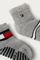 Tommy Hilfiger - Dječje čarape (2-pack) 100002319 siva AA00
