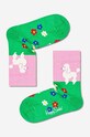 Happy Socks skarpetki dziecięce Poodle & Flowers