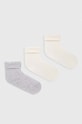 Шкарпетки для немовлят United Colors of Benetton 3-pack довгі шкарпетки бежевий 6AO3F211S.W.CONTINUATIV
