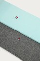 Tommy Hilfiger skarpetki 2-pack 371111 turkusowy AA00
