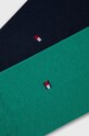 Ponožky Tommy Hilfiger 2-pack 371111 zelená AA00