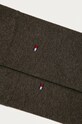 Κάλτσες Tommy Hilfiger 2-pack 371111 καφέ AA00