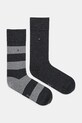 Tommy Hilfiger - Κάλτσες Rugby (2-pack) με μοτίβο γκρί 342021001.