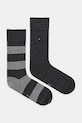 Tommy Hilfiger - Zokni Rugby (2 pár) mintás szürke 342021001.