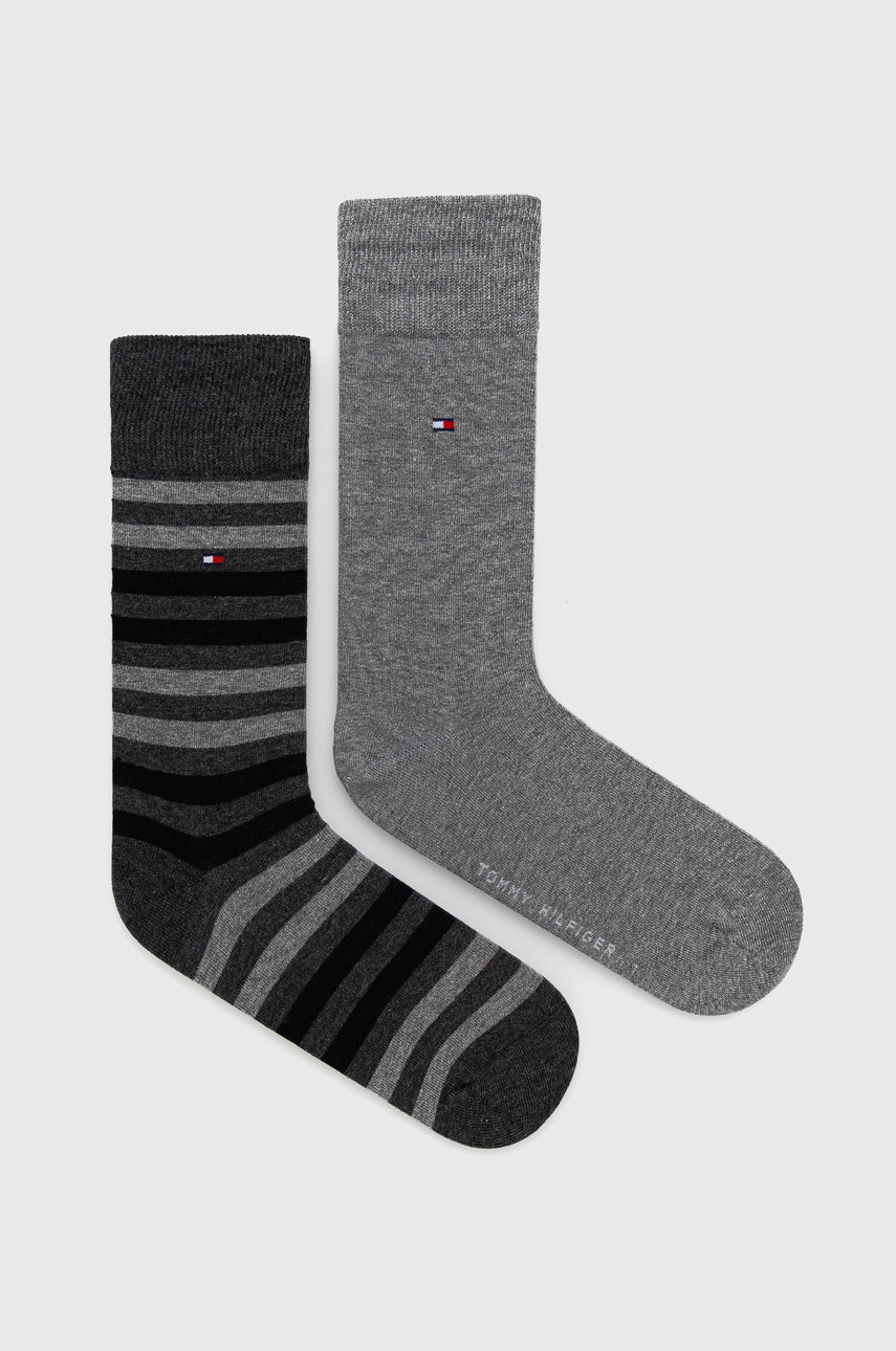 szary Tommy Hilfiger - Skarpety (2-pack) 472001001 Męski