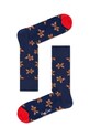 Ponožky Happy Socks Holiday Singles Gingerbread dlouhé ponožky námořnická modř GIN01.6000.M