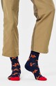 Ponožky Happy Socks Holiday Singles Gingerbread GIN01.6000.M námořnická modř