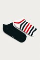 Tommy Hilfiger - Μικρές κάλτσες (2-pack) εμπριμέ λευκό 382000001