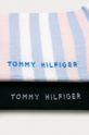 Tommy Hilfiger - Členkové ponožky (2-pak) svetlomodrá