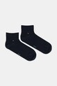 Шкарпетки Tommy Hilfiger 2-pack короткі шкарпетки темно-синій 342025001