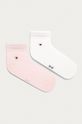 růžová Tommy Hilfiger - Pánské ponožky Quarter (2-pack) Pánský