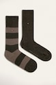Tommy Hilfiger - Ponožky (2-pak) dlhé ponožky hnedá 342021001