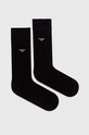Emporio Armani Underwear sosete 2-pack sosete lungi negru 302302