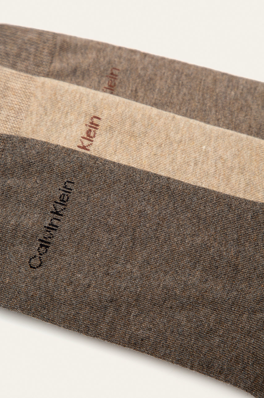 Oblečení Calvin Klein - Ponožky (3-pack) 100001752.NOS hnědá