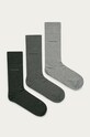 Calvin Klein - Skarpetki (3-pack) skarpetki długie szary 100001752.NOS