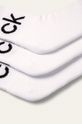 Calvin Klein - Ponožky (3-pack) bílá