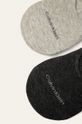 Calvin Klein - Kotníkové ponožky (2-pack) šedá