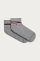 Tommy Hilfiger - Skarpetki (2-pack) 100001094 skarpetki krótkie szary 100001094