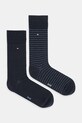 Шкарпетки Tommy Hilfiger 2-pack довгі шкарпетки темно-синій 100001496.NOS