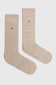 Tommy Hilfiger skarpetki 2-pack beżowy 100001496.NOS