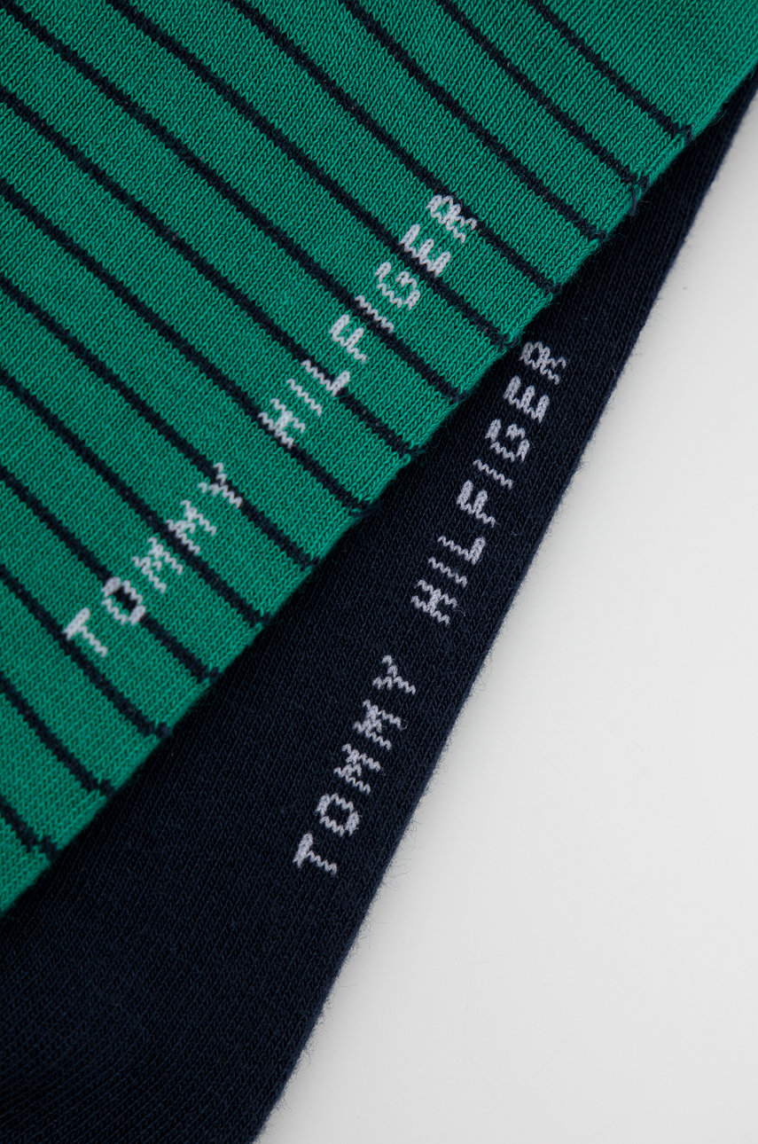 Ponožky Tommy Hilfiger 2-pack 100001496.NOS zelená AA00
