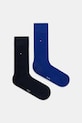 Κάλτσες Tommy Hilfiger 2-pack ψηλές κάλτσες μπλε 371111.NOS