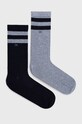 Calvin Klein Skarpetki (2-pack) skarpetki długie niebieski 701218711.NOS
