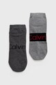 Calvin Klein skarpetki (2-pack) skarpetki krótkie szary 701218712.NOS