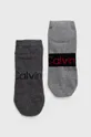 γκρί Calvin Klein κάλτσες (2-pack) Ανδρικά