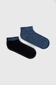 Ponožky Calvin Klein 2-pak krátke ponožky tmavomodrá 701218715.NOS