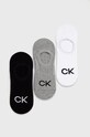 Шкарпетки Calvin Klein (3-pack) короткі шкарпетки сірий 701218723.NOS