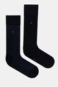 Ponožky Tommy Hilfiger 2-pack hladký námořnická modř 701226104.NOS