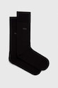 Памучни чорапи BOSS чорапи черен 50469837