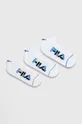 λευκό Κάλτσες Fila 3-pack Ανδρικά