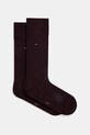 Vlnené ponožky Tommy Hilfiger dlhé ponožky fialová 701229682.NOS