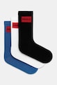 HUGO skarpetki 3-pack skarpetki długie niebieski 50531515
