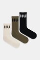 HUGO șosete 3-pack sosete lungi negru 50531517
