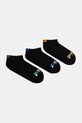 Ponožky Fila 3-pack krátké ponožky černá F2531