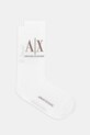 Ponožky Armani Exchange dlhé ponožky biela 953033.CC653.NOS