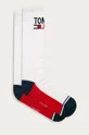 biela Tommy Jeans - Ponožky (2-pak) Unisex