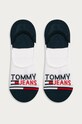 Tommy Jeans - Kotníkové ponožky (2-pack) krátké ponožky bílá 100000403.NOS