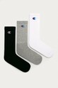 Champion - Ponožky (3-pack) Y08QG dlouhé ponožky šedá Y08QG